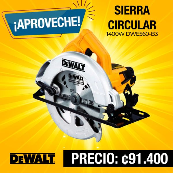 DEWALT SIERRA CIRC 7-1/4 1400W DWE560-B3