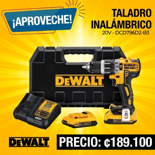 DEWALT TALAD INAL PERC 20V XR DCD796D2-B3