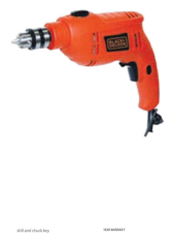 BLACK AND DECKER TALADRO PERCUTOR 3/8 550W TP555-B3