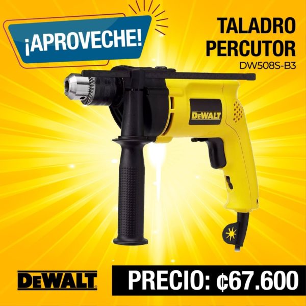 DEWALT TALADRO PERCUTOR 1/2 VSR  DW508S-B3